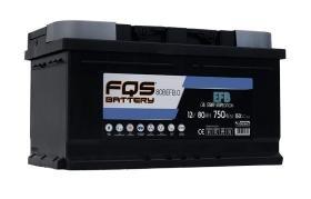 FQS Battery FQS80BEFB.0 - Batería efb start-stop lb4 12 V 80AH 750 EN + D