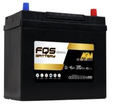 FQS Battery FQS45BFAGM.0 - Batería agm start-stop ns60 12 V 45AH 370 EN + D