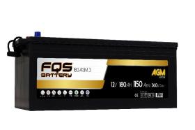 FQS Battery FQS180AGM.3 - Batería agm v.i. b 12 V 180AH 1150 EN + I