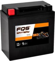 FQS Battery YB9-B = 12N9-4B-1 - Batería moto con mantenimiento 12 V 9AH 130a + I