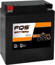 FQS Battery YB12A-A = 12N12A-4A- - Batería moto con mantenimiento 12 V 12AH 155a + I