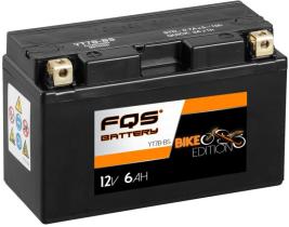 FQS Battery YT7B-BS - Batería moto con mantenimiento 12 V 6AH 110a + I