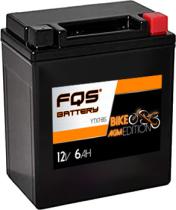 FQS Battery YTX7L-BS - Batería moto agm sin mantenimiento 12 V 6AH 100a + D