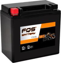 FQS Battery YTX14-BS - Batería moto agm sin mantenimiento 12 V 12AH 200a + I