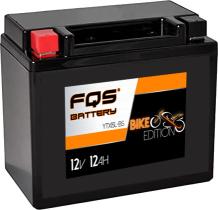 FQS Battery YTX15L-BS - Batería moto agm sin mantenimiento 12 V 12AH 230a + D