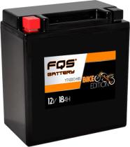 FQS Battery YTX20CH-BS - Batería moto agm sin mantenimiento 12 V 18AH 270a + I