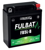 FQS Battery GELBTX5L - Batería moto hermetica gel start-stop 12 V 5 AH 65 EN + D