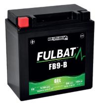 FQS Battery GELBB9-B - Batería moto hermetica gel start-stop 12 V 9 AH 115 EN + I