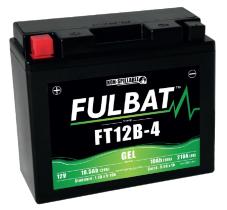 FQS Battery GELYT12B-4 - Batería moto hermetica gel start-stop 12 V 10 AH 210 EN + I