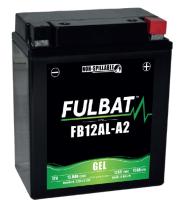 FQS Battery GELBB12AL-A2 - Batería moto hermetica gel start-stop 12 V 12 AH 150 EN + D