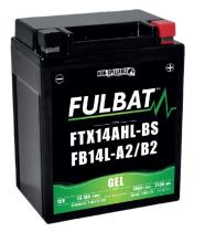 FQS Battery GELBB14L-A2 - Batería moto hermetica gel start-stop 12 V 14 AH 210 EN + D