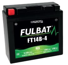 FQS Battery GELYT14B-4 - Batería moto hermetica gel start-stop 12 V 12 AH 210 EN + I