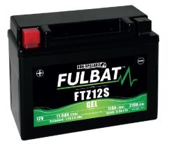 FQS Battery GELBTZ12S - Batería moto hermetica gel start-stop 12 V 11 AH 210 EN + I