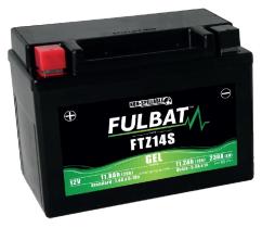 FQS Battery GELBTZ14S - Batería moto hermetica gel start-stop 12 V 11 AH 230 EN + I