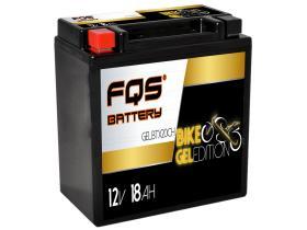 FQS Battery GELBTX20CH - Batería moto hermetica gel start-stop 12 V 18AH 290a + I