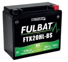 FQS Battery GELBTX20HL - Batería moto hermetica gel start-stop 12 V 19 AH 310 EN + D