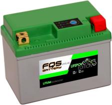 FQS Battery LITX7L-BS - Batería moto litio 12 V 3AH 300a + D