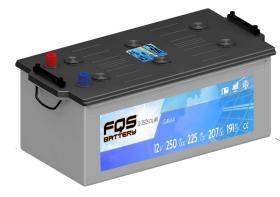 FQS Battery FQS12-250SOLAR - Batería traccion ligera/solar ciclo profundo 12 V 225AH + I