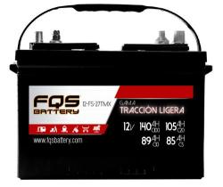 FQS Battery 12-FS-27TMX - Batería traccion ligera/solar ciclo profundo 12 V 105AH + D