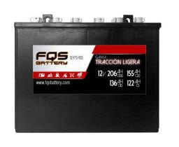 FQS Battery 12-FS-155 - Batería traccion ligera/solar ciclo profundo 12 V 155AH + I