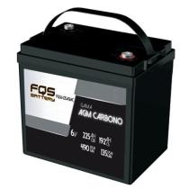 FQS Battery FQS6-225AGMC - Batería traccion ligera agm carbono 6v 192AH + Diag