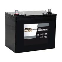 FQS Battery FQS12-90AGMC - Batería traccion ligera agm carbono 12 V 77AH + I