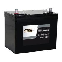 FQS Battery FQS12-105AGMC - Batería traccion ligera agm carbono 12 V 96AH + I