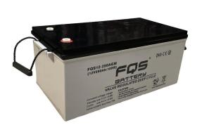 FQS Battery FQS12-250AGM - Batería agm ciclica con valvula vrla 12 V 250AH (c100) + I