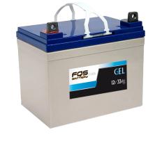 FQS Battery FQS12-33GEL - Batería gel ciclo profundo 12 V 35AH + I