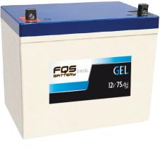 FQS Battery FQS12-80GEL - Batería gel ciclo profundo 12 V 75AH + I