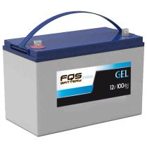 FQS Battery FQS12-100GEL - Batería gel ciclo profundo 12 V 100AH + I