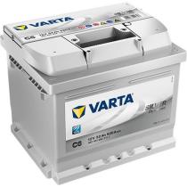 Varta C6 - Batería Varta LB1 silver dynamic - húmeda 12 V 52AH 520a + D