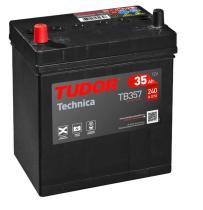 Tudor TB357 - Batería tudor B19 technica 12 V 35 AH 240 EN + I