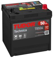 Tudor TB504 - Batería tudor D20 technica 12 V 50 AH 360 EN + D