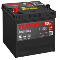 Tudor TB505 - Batería tudor D20 technica 12 V 50 AH 360 EN + I