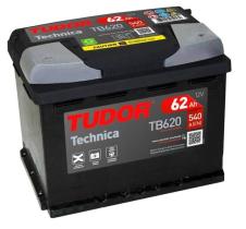 Tudor TB620 - Batería tudor L2 technica 12 V 62 AH 540 EN + D