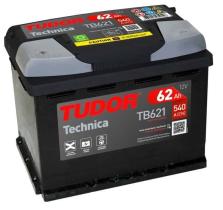 Tudor TB621 - Batería tudor L2 technica 12 V 62 AH 540 EN + I