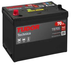 Tudor TB705 - Batería tudor D26 technica 12 V 70 AH 540 EN + I