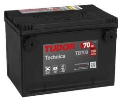 Tudor TB708 - Batería tudor G78 technica 12 V 70 AH 740 EN + I