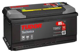 Tudor TB852 - Batería tudor LB5 technica 12 V 85 AH 760 EN + D