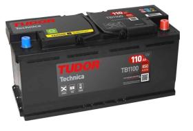 Tudor TB1100 - Batería tudor L6 technica 12 V 110 AH 850 EN + D