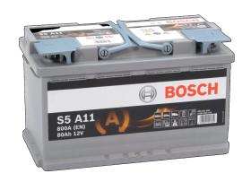 Bosch S5A11 - Batería Bosch L4 agm s5a start-stop 12v 80 ah 800 en + D