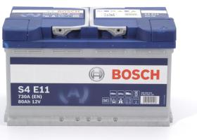 Bosch S4E11 - Batería Bosch L4 efb s4e start-stop 12v 80 ah 730 en + D