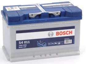 Bosch S4011 - Batería Bosch L4 standard s4 12v 80 ah 740 en + D