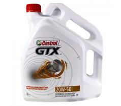 Castrol 20W50.5GTX - Aceite de motor Castrol GTX 20W50 A3/B3 5L