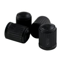 Jbm 11902 - Set de 4 tapones de plástico negros para válvula neumátic