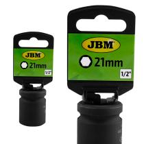 Jbm 14733 - Vaso impacto hex. 1/2" 21mm