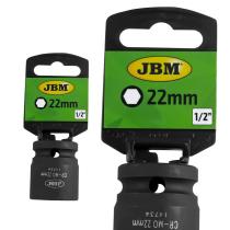 Jbm 14734 - Vaso impacto hex. 1/2" 22mm