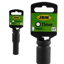 Jbm 14736 - Vaso de impacto largo hex. 1/2" 11mm