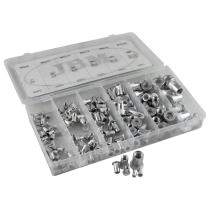 Jbm 53361 - Estuche de remaches tuerca de aluminio 150 pcs